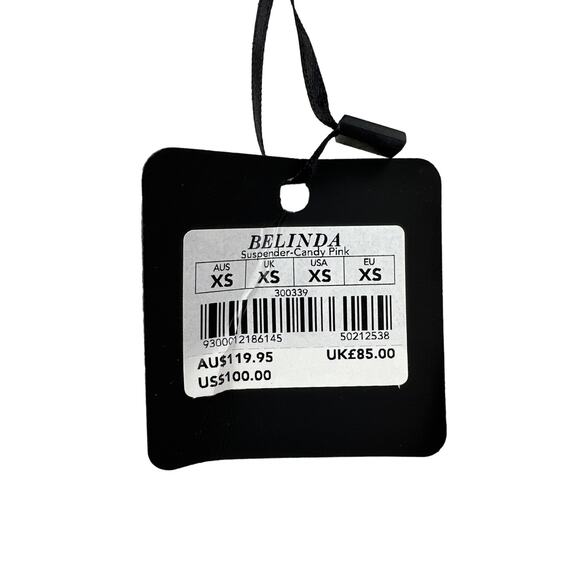 Honey Birdette - Belinda Suspender Belt in Candy Pink - Picture 3 of 5